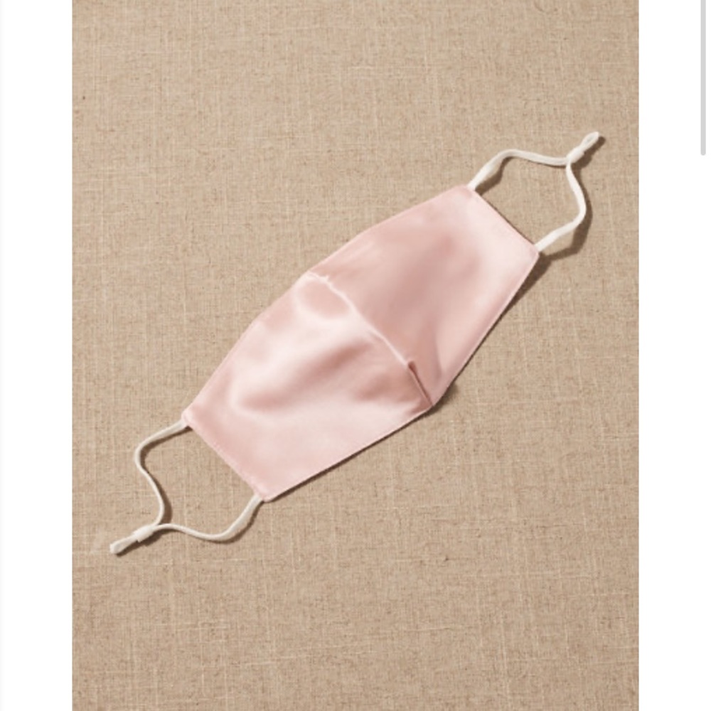 NWT satin Anthropologie face mask